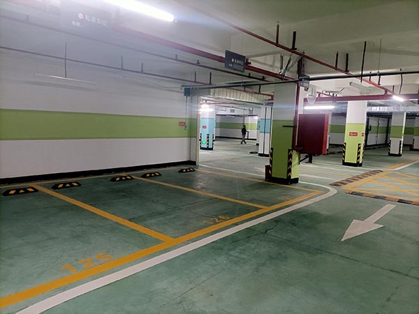 清溪镇小区划线