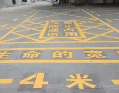 清溪镇仓库划线